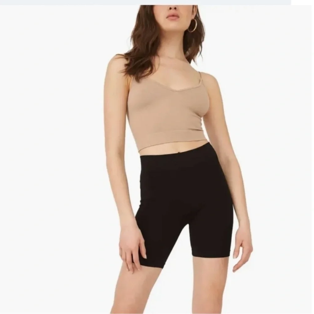 NEW Free People Intimately Seamless Bike Shorts Black M/L