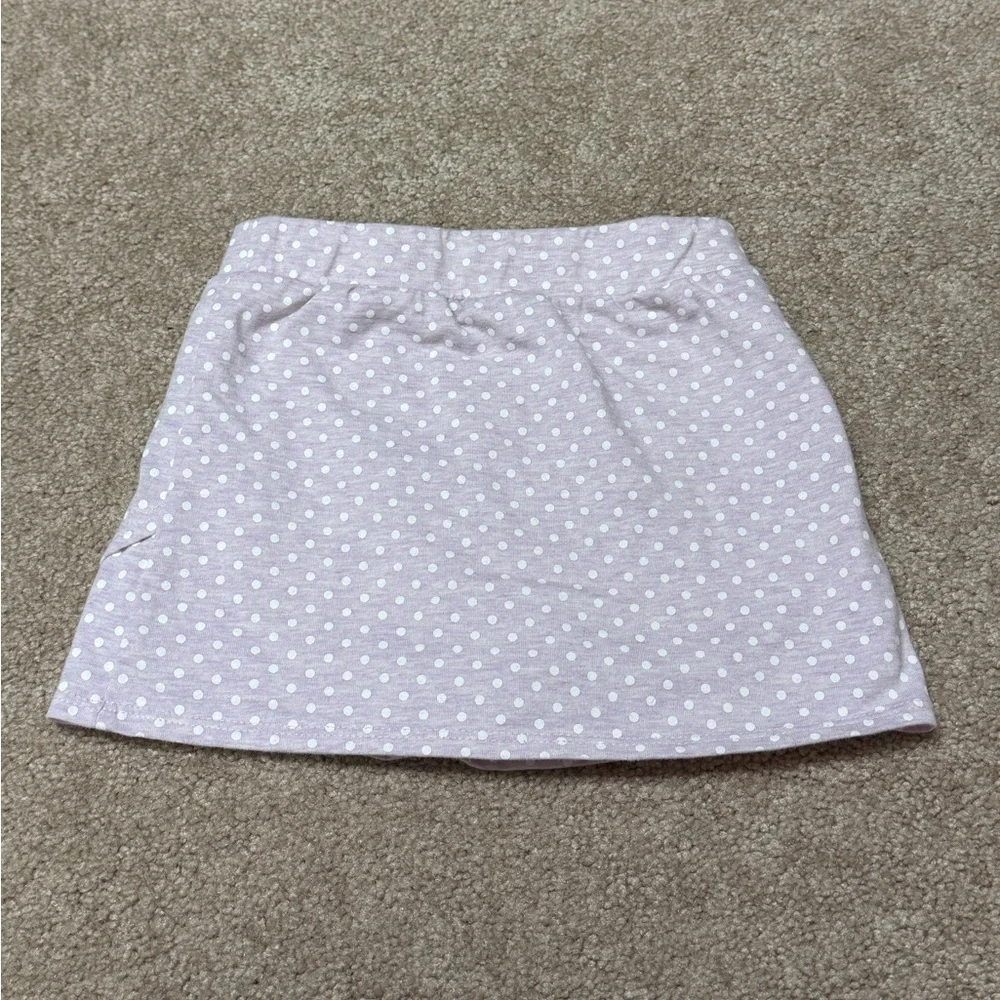 Nike Toddler Girls Polka Dot Skort Purple White Size 24M