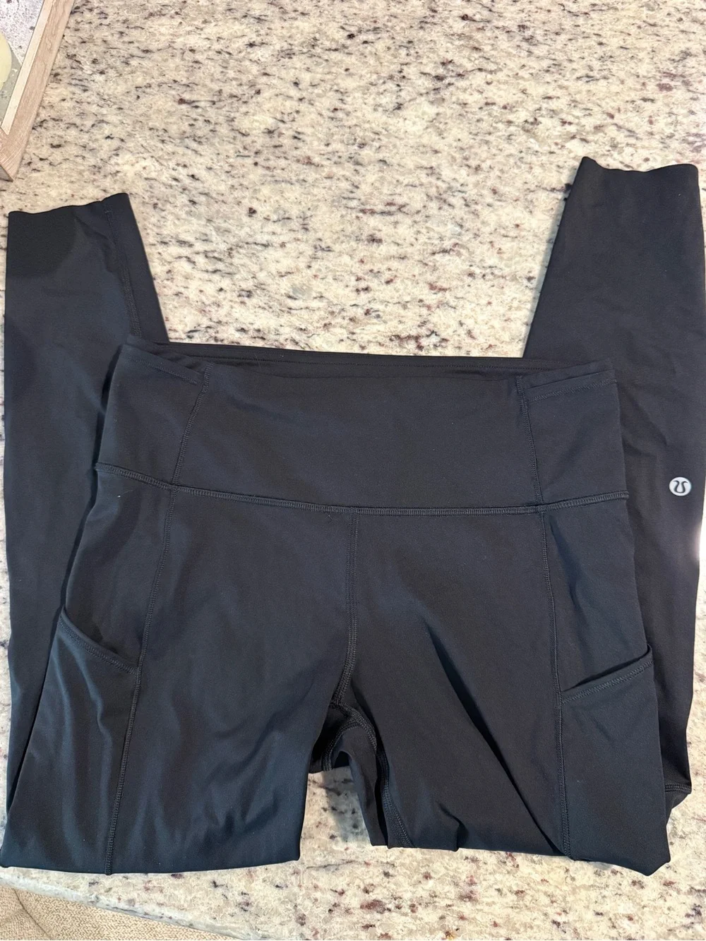 lululemon athletica Black High-Rise Pocket Leggings with Side Pockets