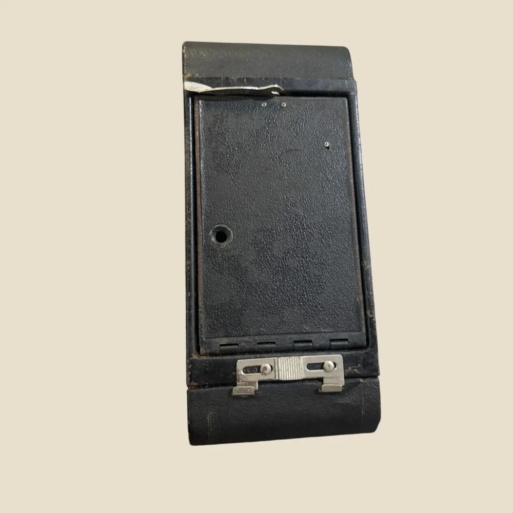 Kodak No. 2A Folding Autographic Brownie Camera Bausch & Lomb Ball Bearing VTG