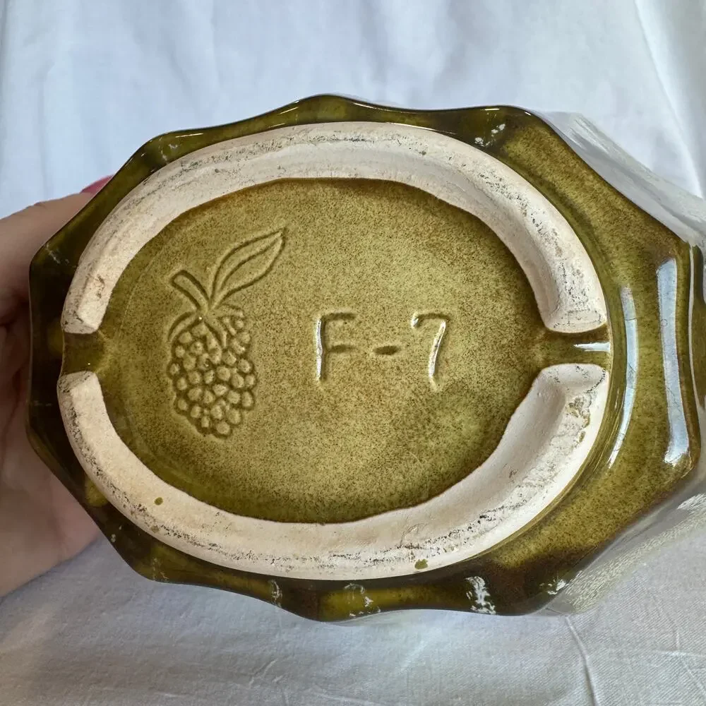 California Pottery drip glaze