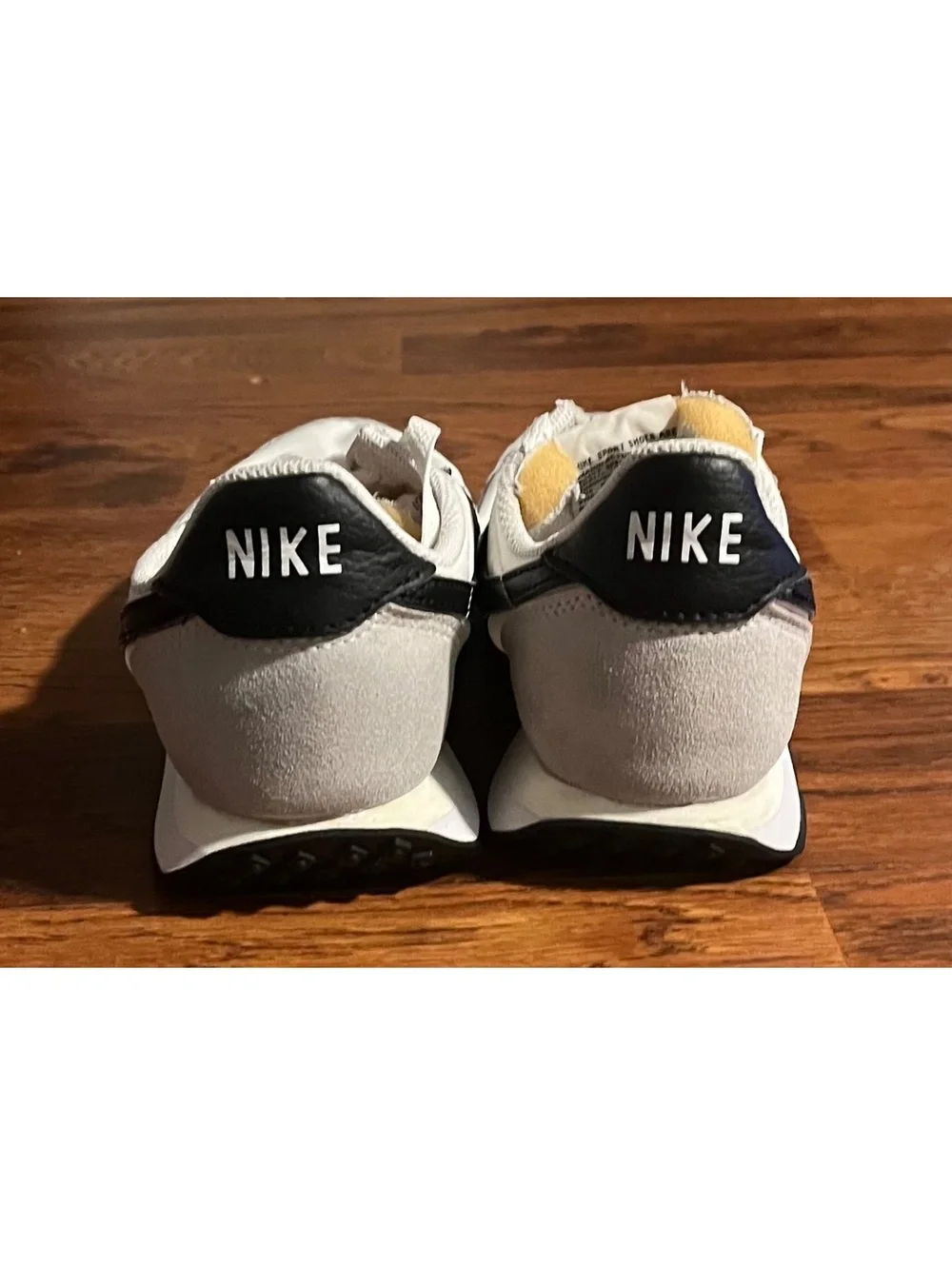 Nike Waffle Trainer 2 Running Shoes Size 6.5 White Black