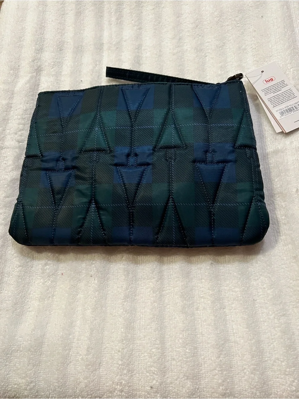 lug quilted plaid