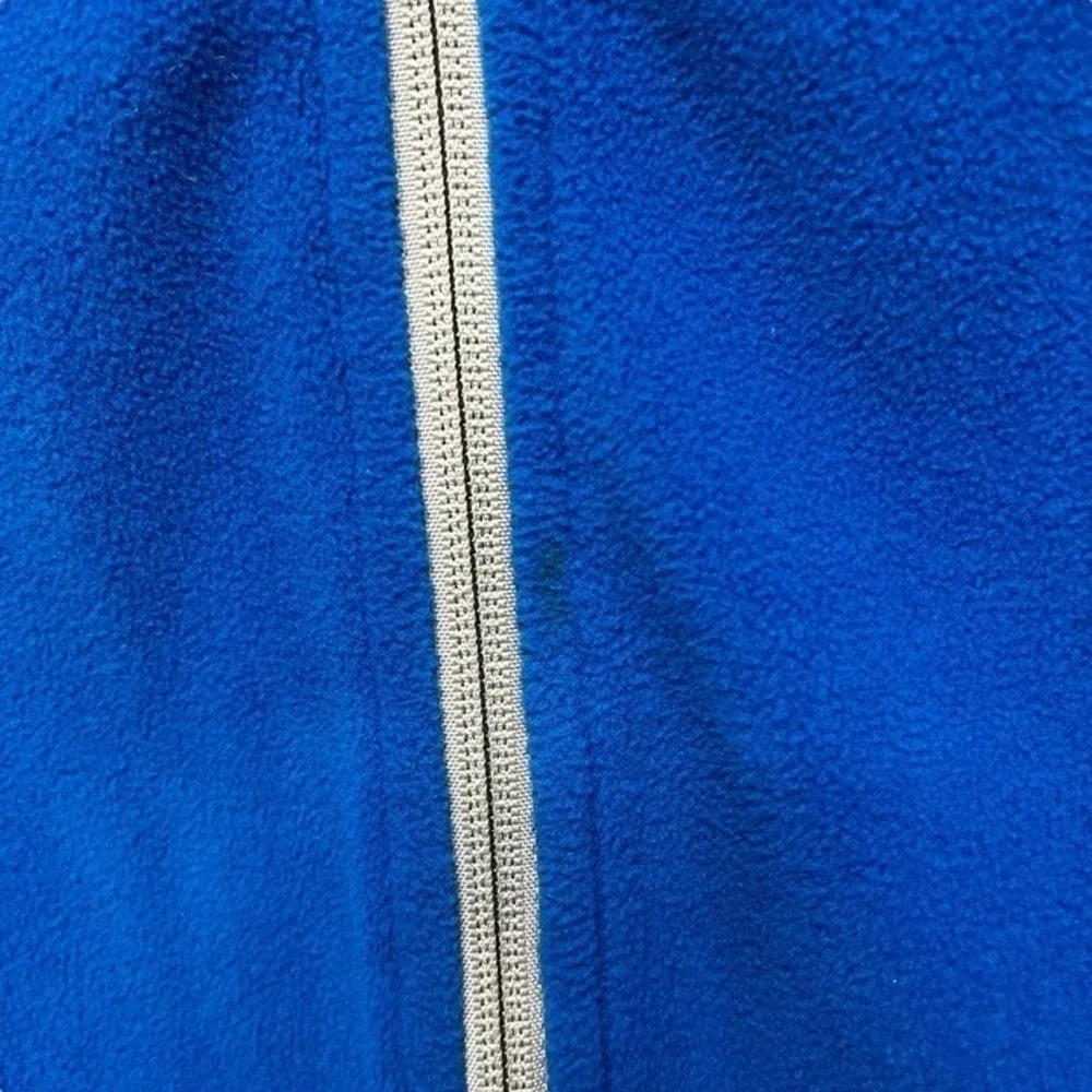 Aigle Polartec Fleece Jacket Mens Large Blue Full Zip Mock Neck Outdoor Hiking
