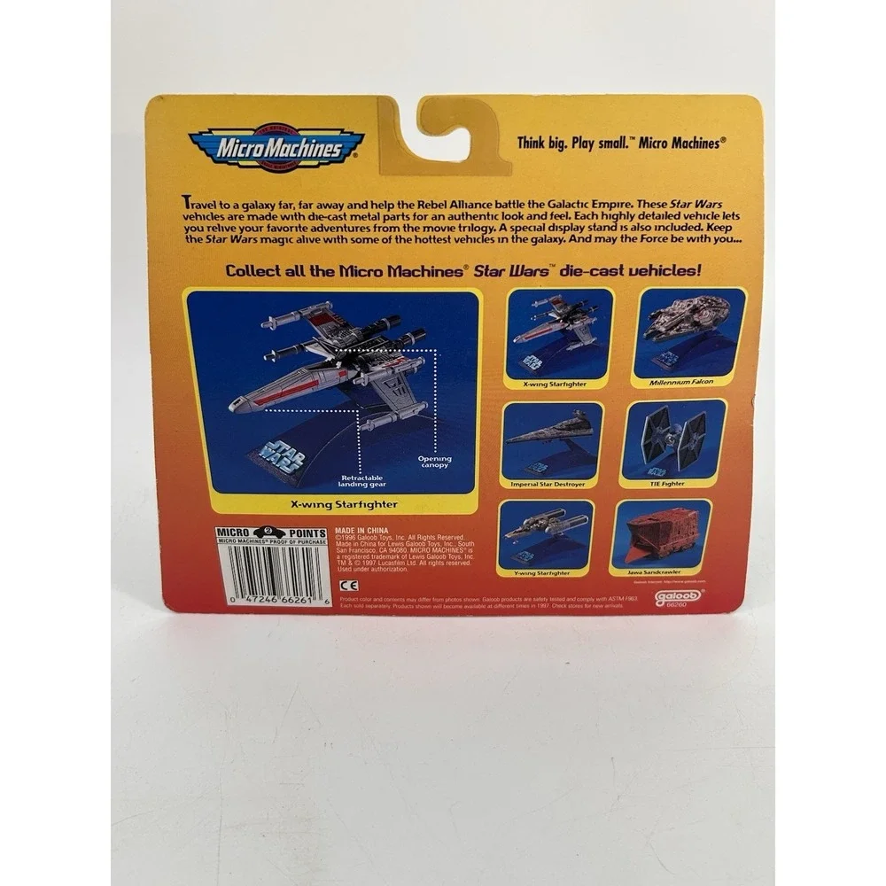Micro Machines Star Wars X-Wing Starfighter Die Cast Metal 1996
