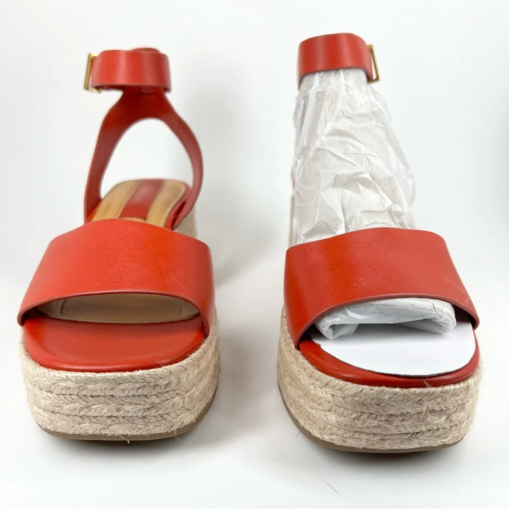 Franco Sarto jute buckle vibrant