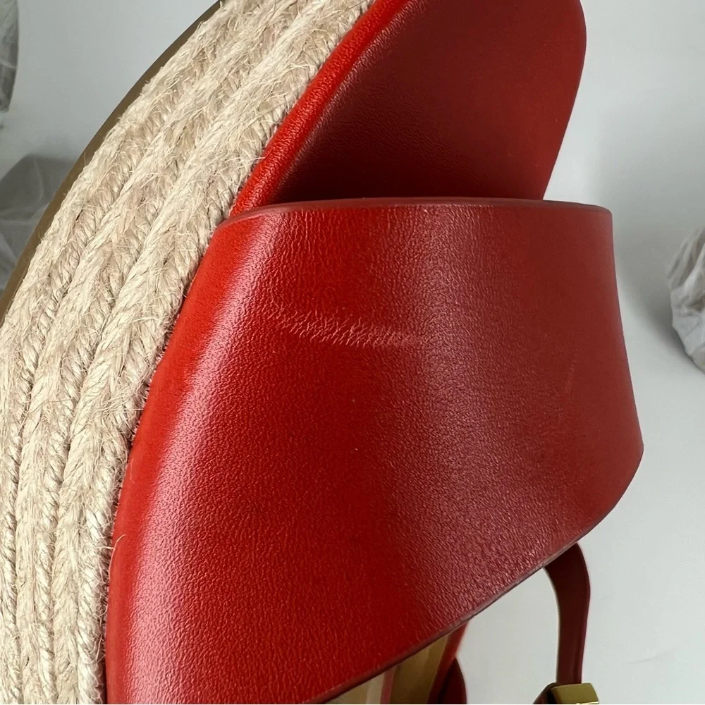 Franco Sarto leather wedge sole