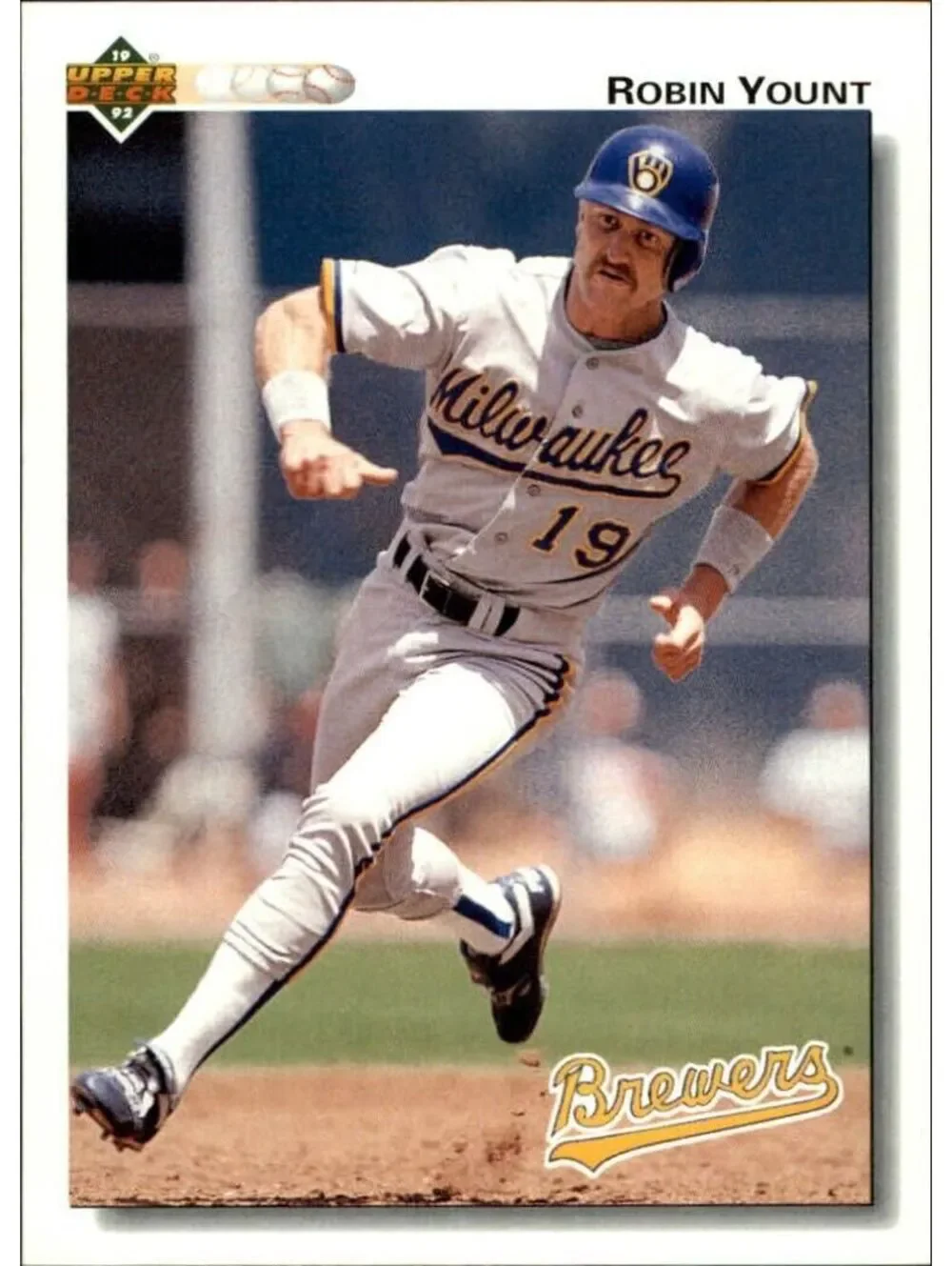 Robin Yount 1992 Upper Deck MLB #456 Baseball Card Milwaukee Brewers