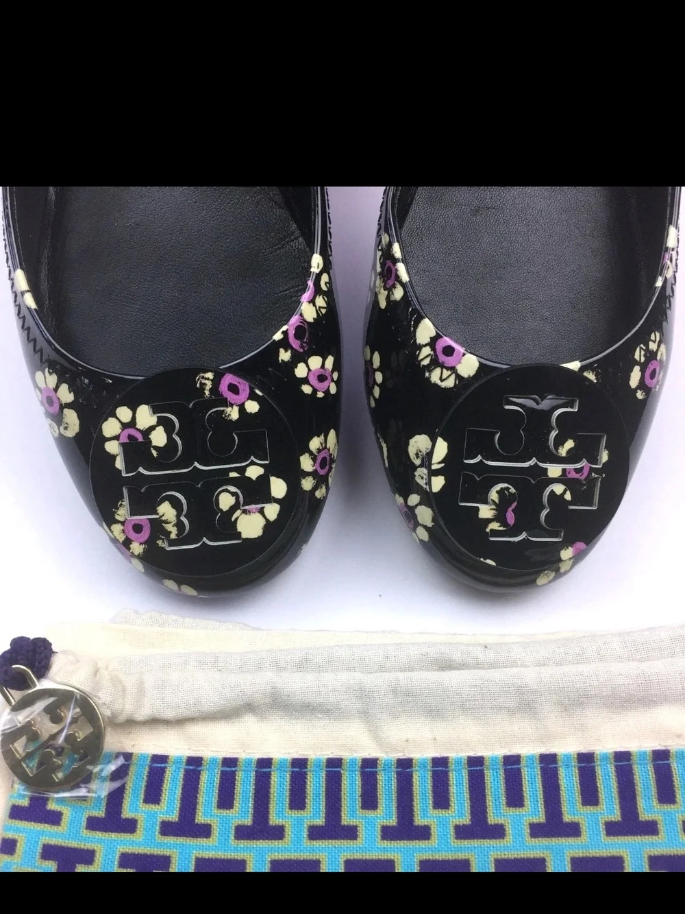 Tory Burch glossy black