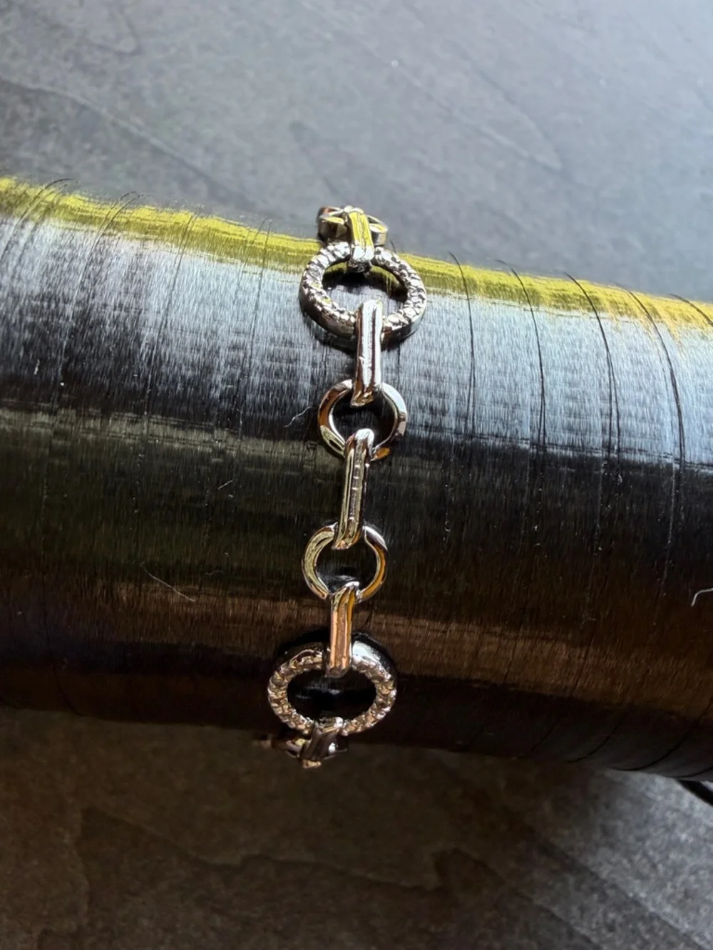 925 Silver Link Circle Bracelet - Women's Fashion Bracelet