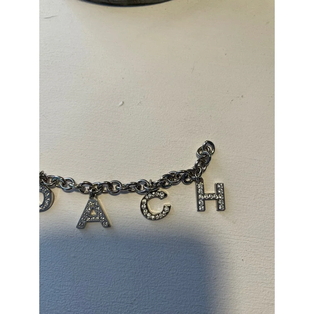 Coach charm bracelet