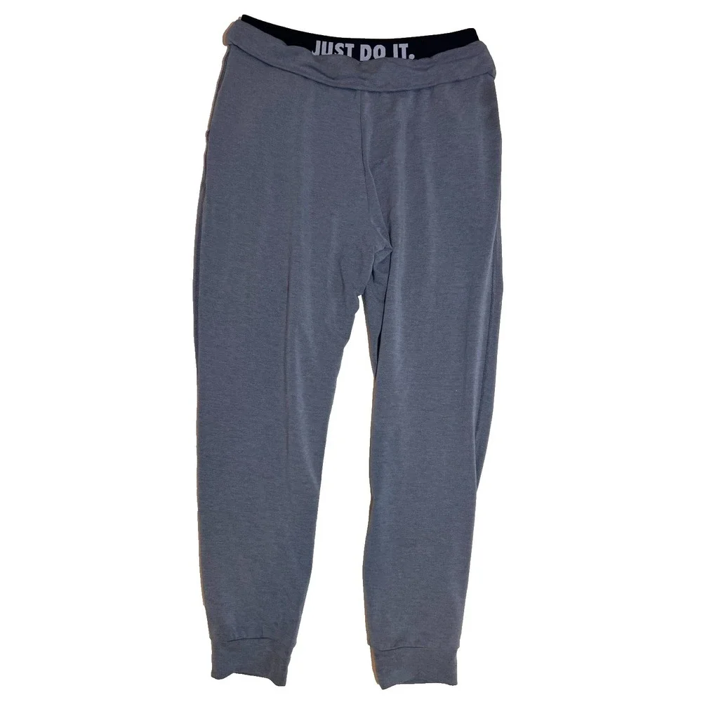 NIKE WOMEN XL Dri FIT Jogger Sweats Lightweight w/ Inside Waistband- Gray E14