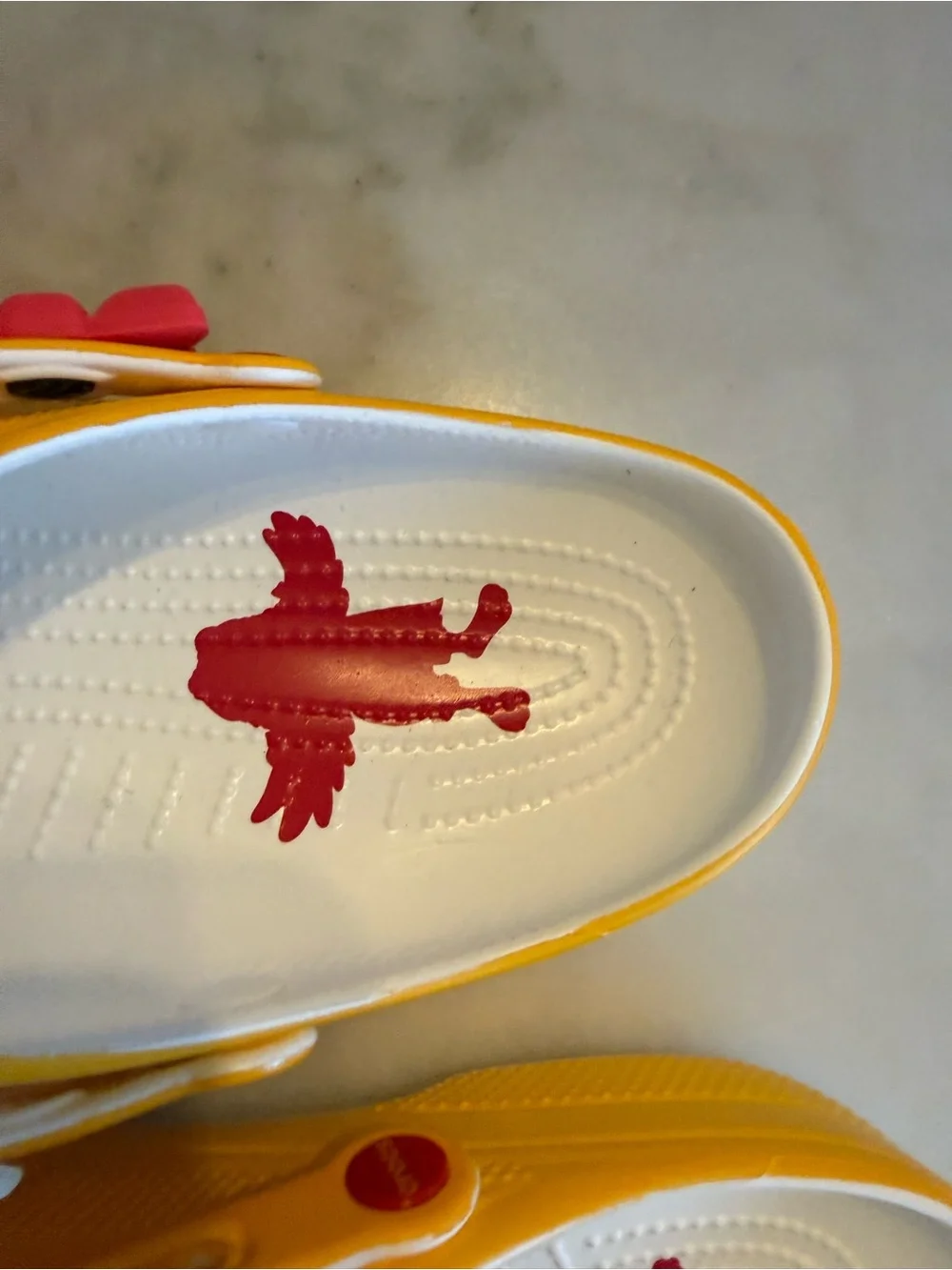CROCS embellishments yellow appeal