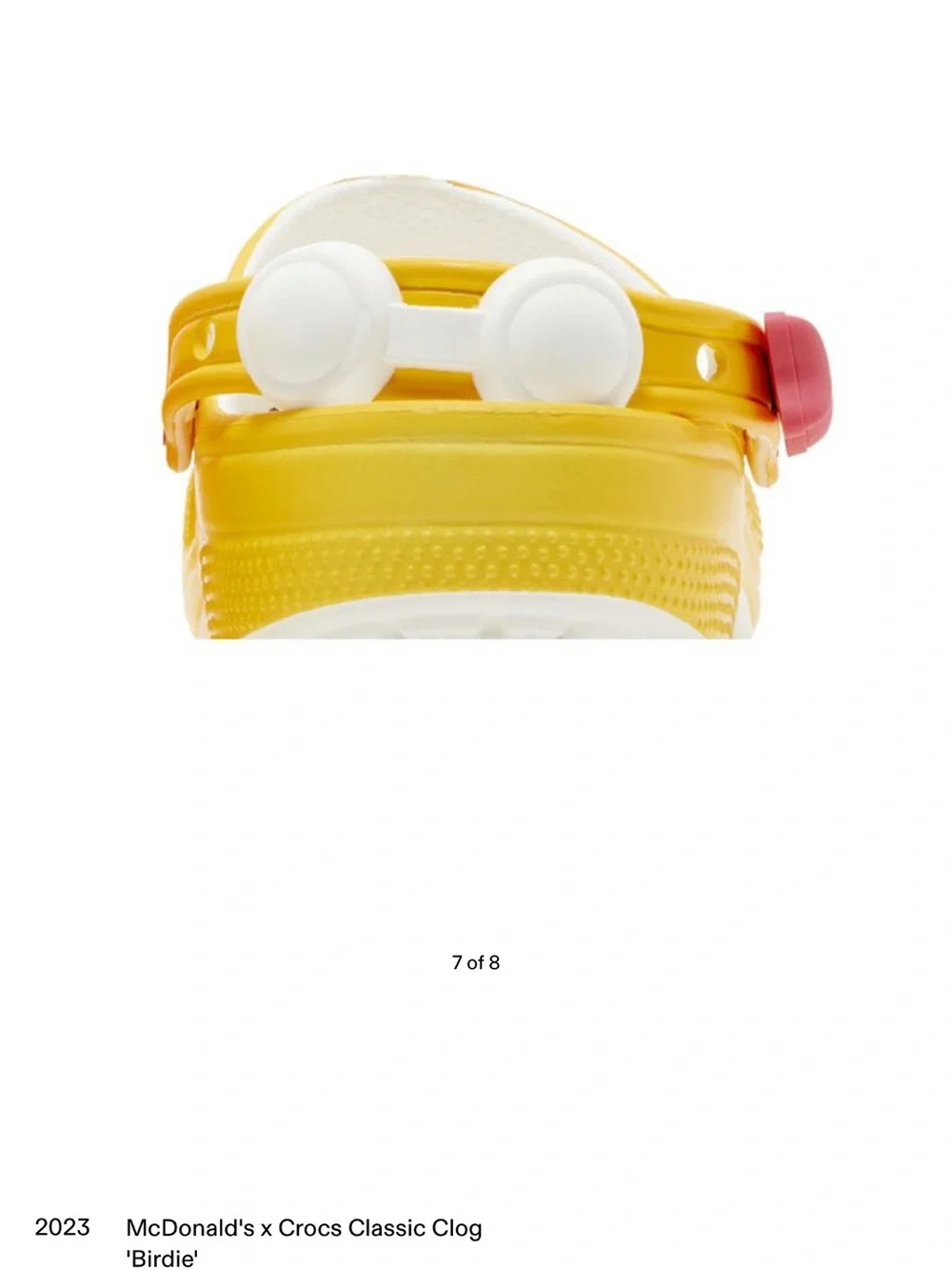 CROCS design eye slip