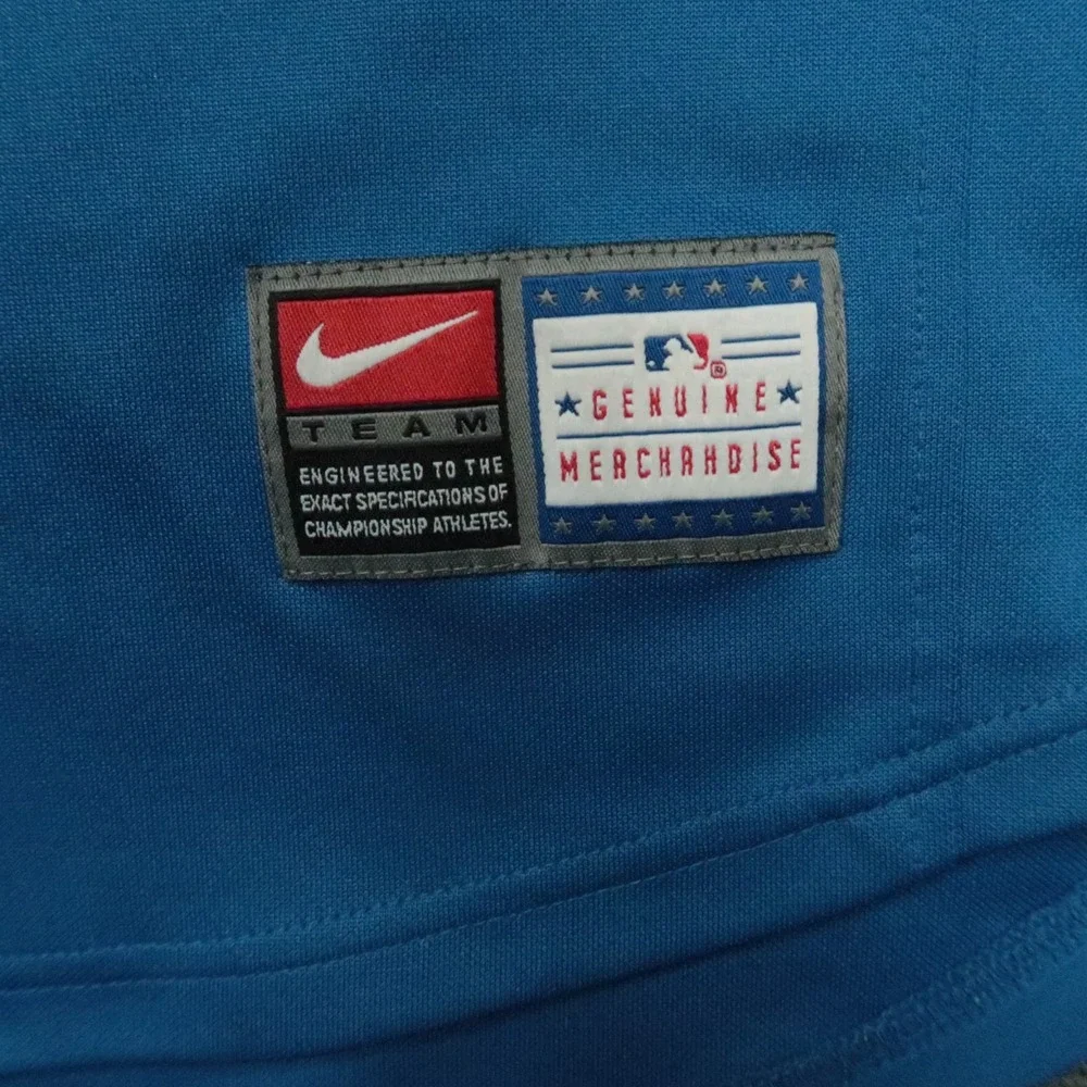 VINTAGE Chicago Cubs Jersey Mens Extra‎ Large Blue Nike Team Embroidered Blank