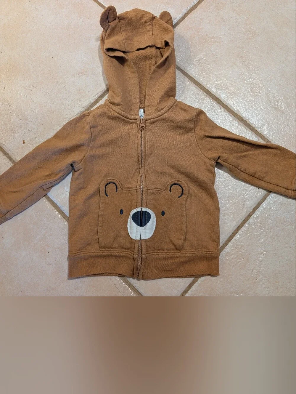 Carter's Brown Bear Hoodie Jacket with Ears