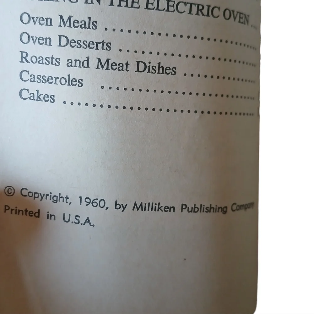 Vintage electric cook