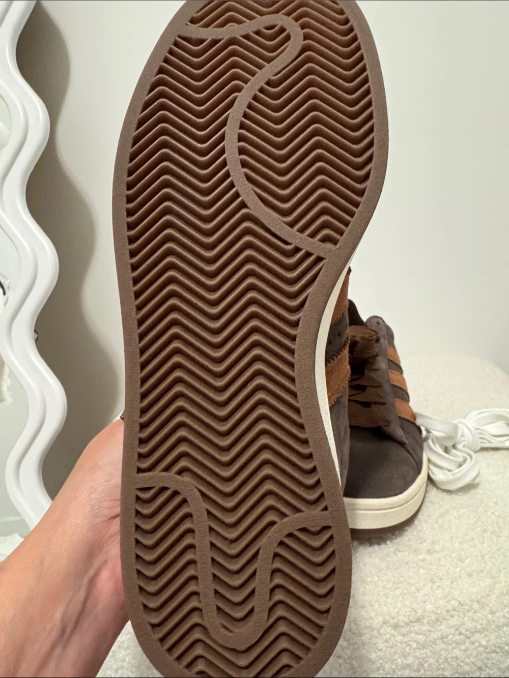 adidas Originals brown suede