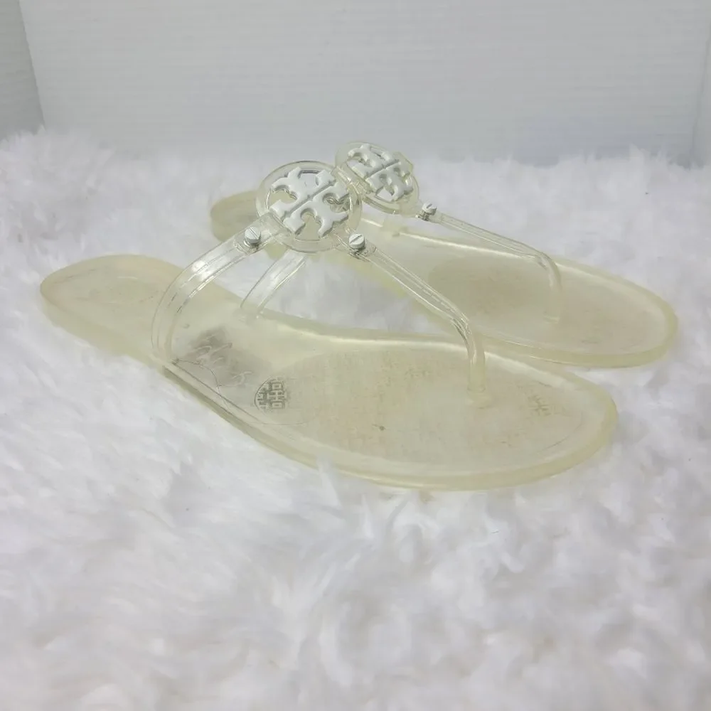 Tory Burch Womens Size 8 Jelly Mini Miller Thong Clrar Sandal