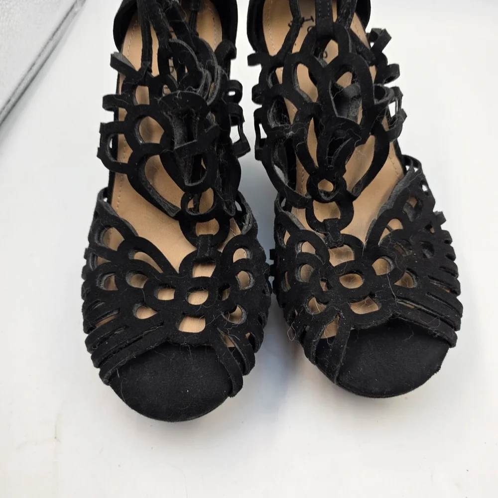 torrid black faux