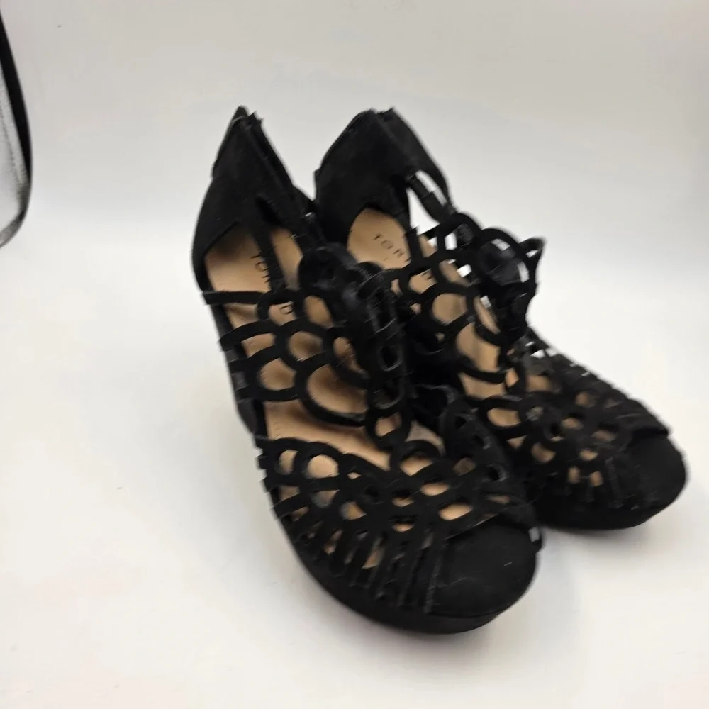 torrid black faux