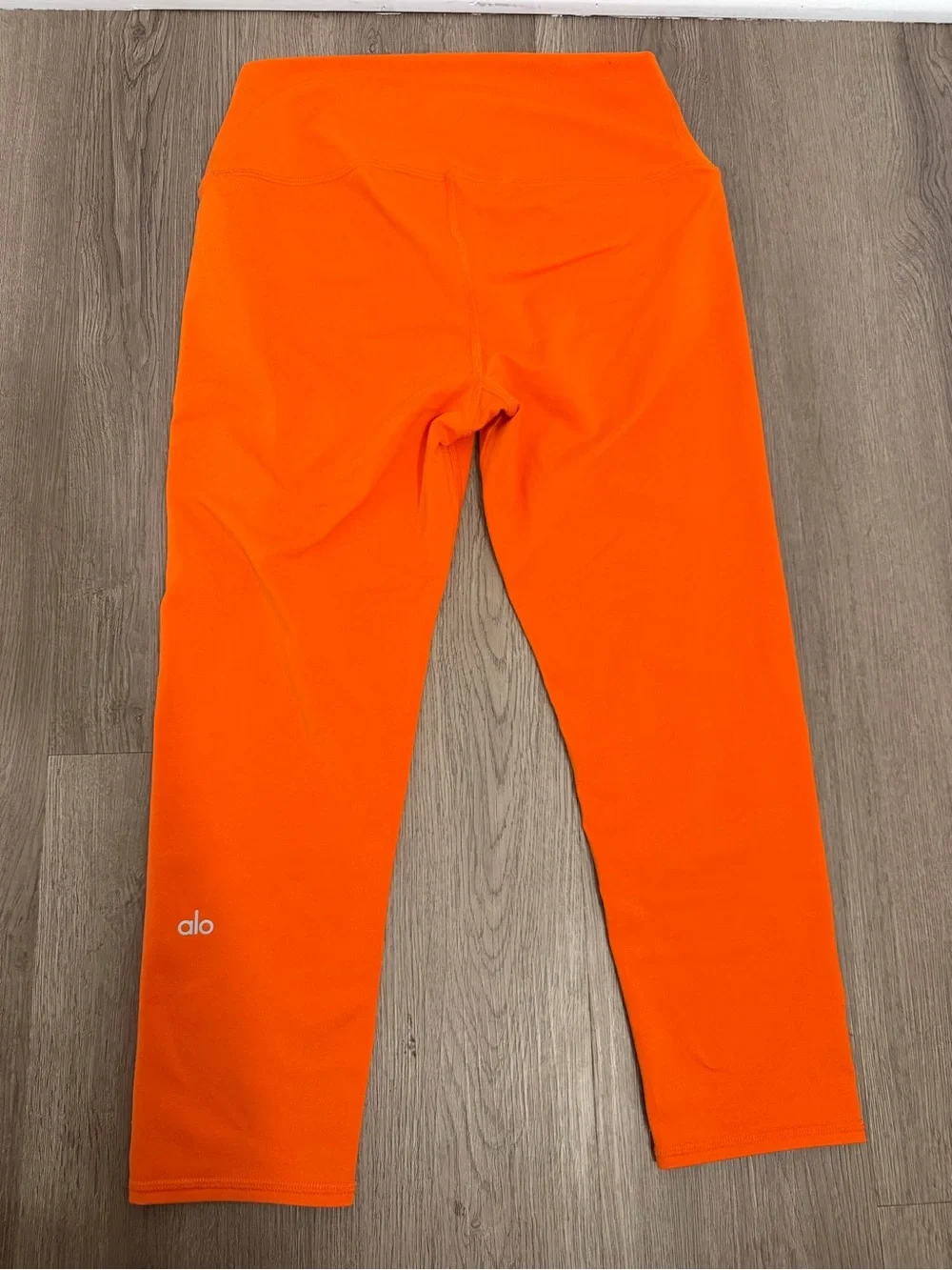 ALO Yoga Orange High-Visibility Leggings