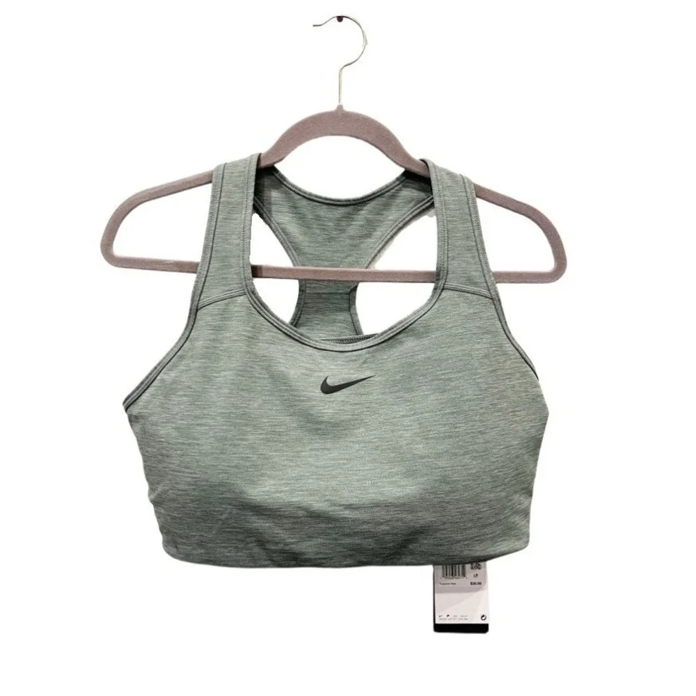 Nike Dri-FIT Center Swoosh Padded Racerback Sports Bra Size 1X NWT