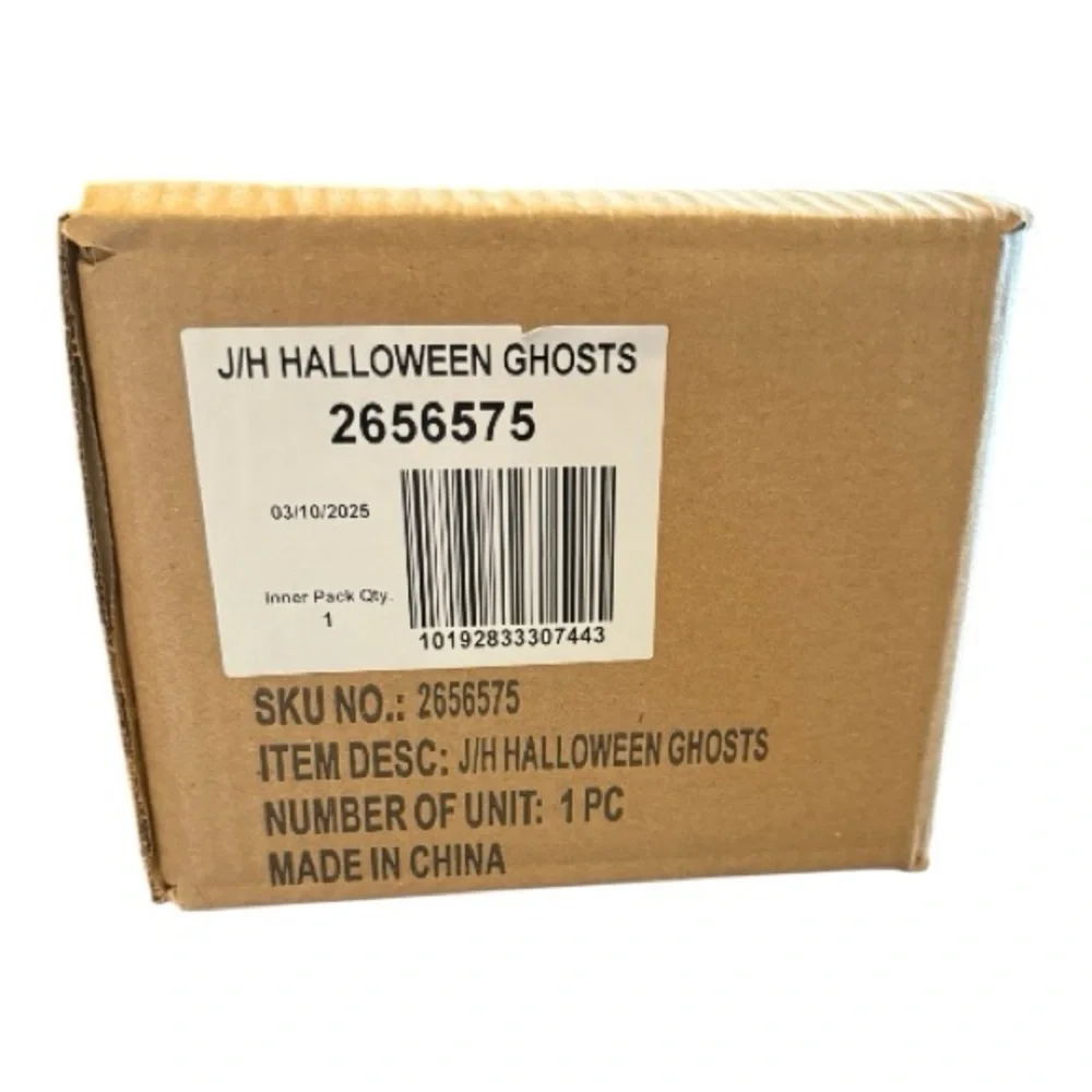 Yankee Candle Halloween Ghost Candle Holder Resin Jar Tumbler Decor NEW