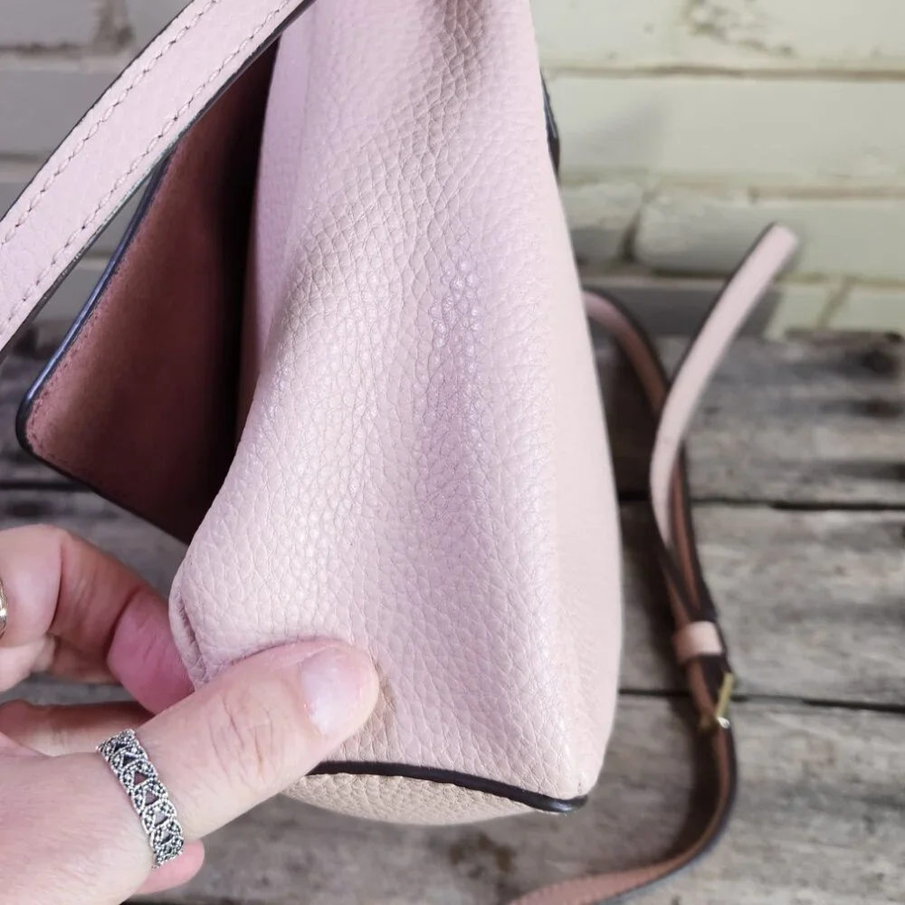 Euc Kate Spade Pershing Street Ava Warm Vellum Pink Crossbody Bag Purse