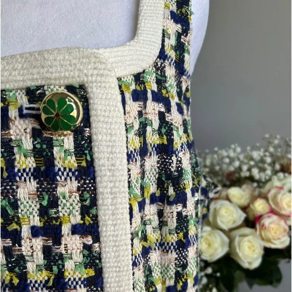 Kate Spade Juniper Mainline Pop Tweed Dress