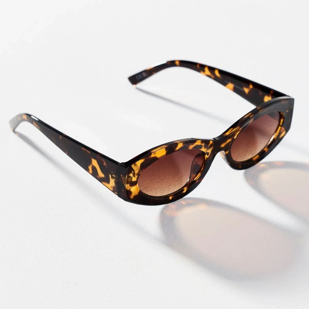 Anthropologie NWT Slim Oval Sunglasses