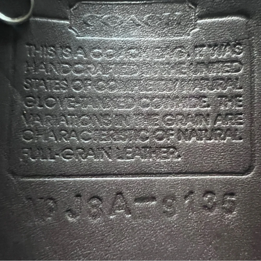 Coach vintage legacy