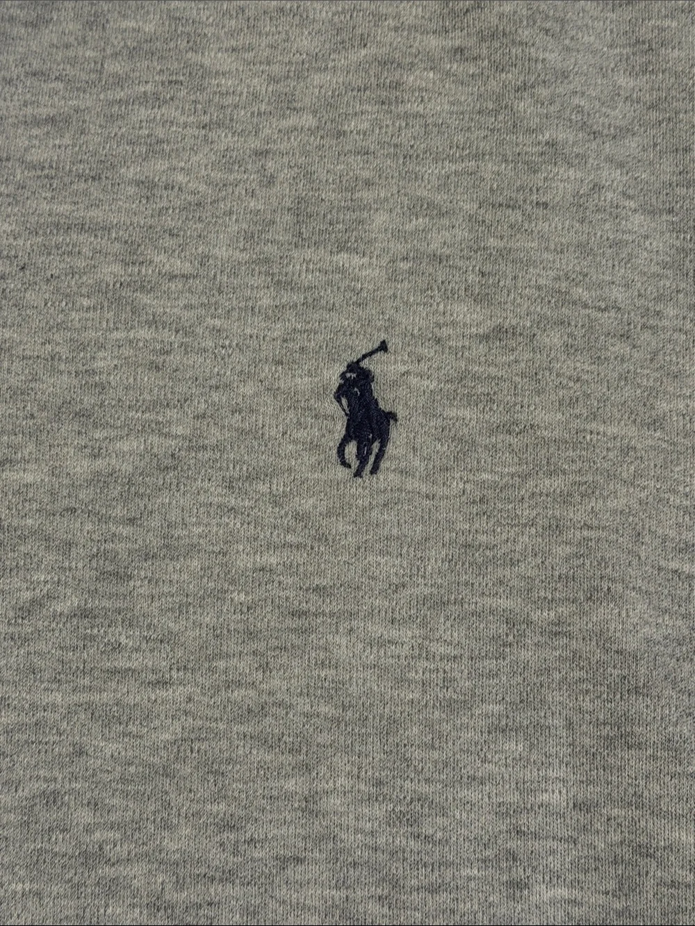 Polo Ralph Lauren Soft Touch Polo Shirt Mens L Gray Heather Pony Logo Classic