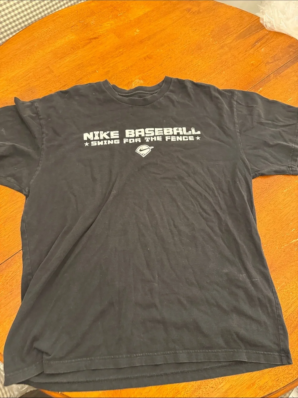 Nike Black 'Nike Baseball' Short Sleeve Graphic Tee