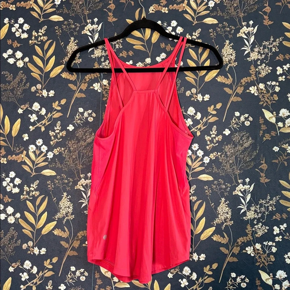 Lululemon RUN OFF ROUTE TANK HEARTTHROB Pink Top Size XS