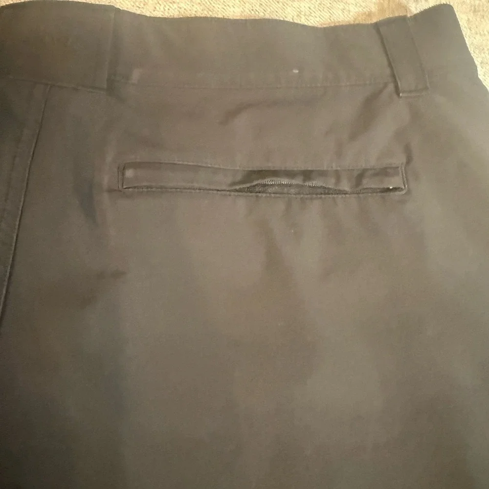 Orvis Cargo Shorts Mens 38 Black Nylon Hiking Fishing Outdoor Utility