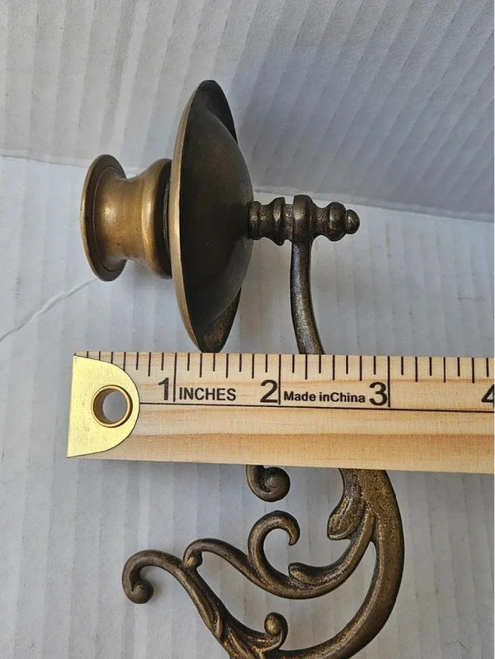 Vintage Art Nouveau brass piano candle sconces swivel wall holders cottagecore