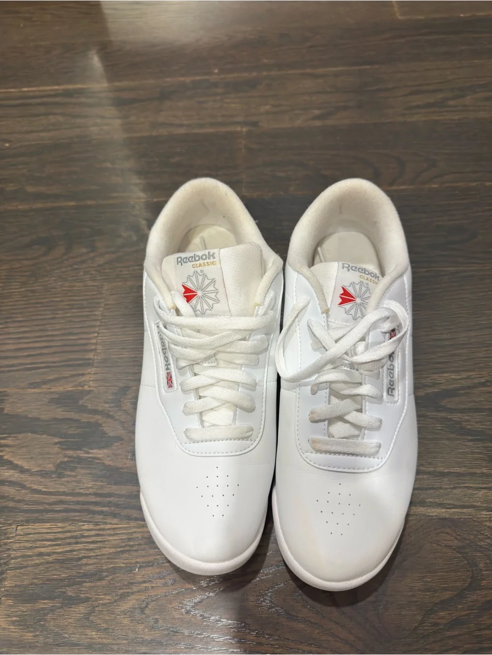 Reebok Classic Women’s White Leather Sneakers