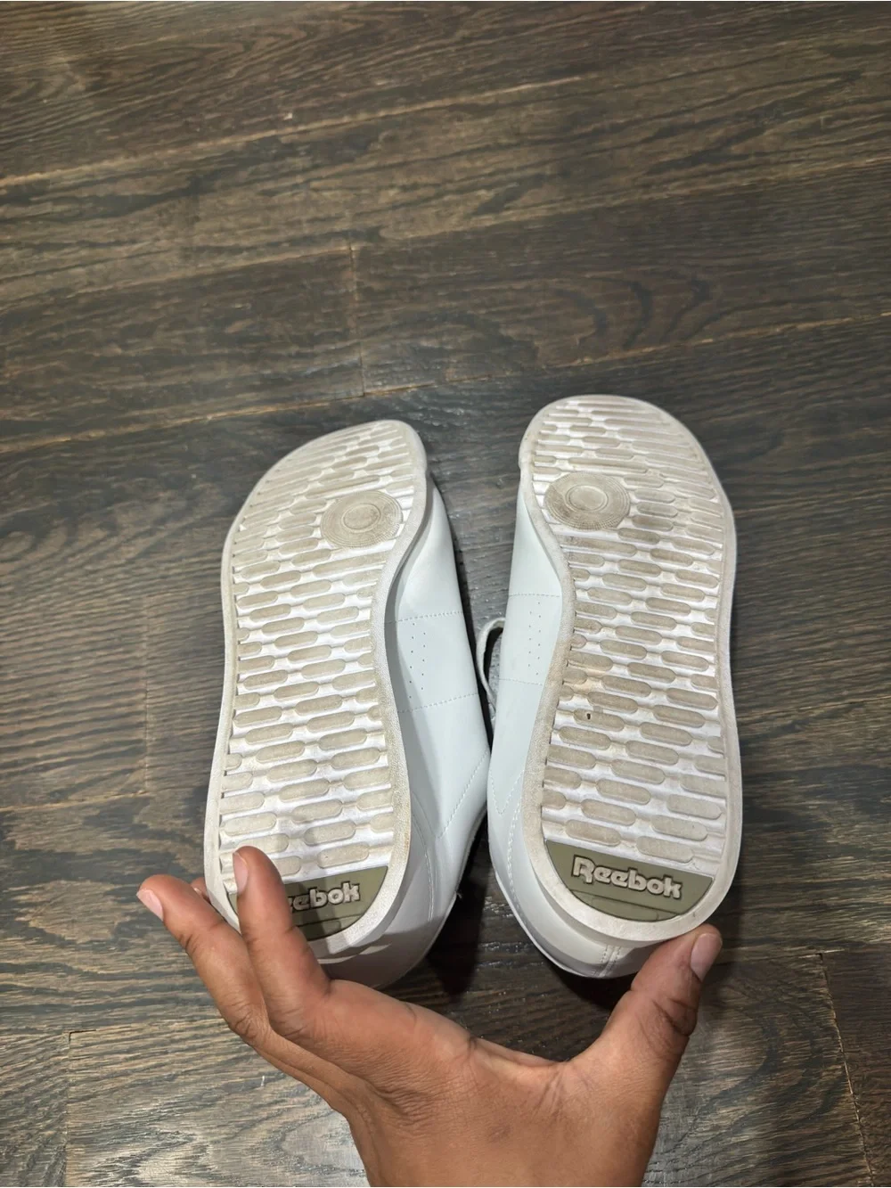 Reebok Classic Women’s White Leather Sneakers