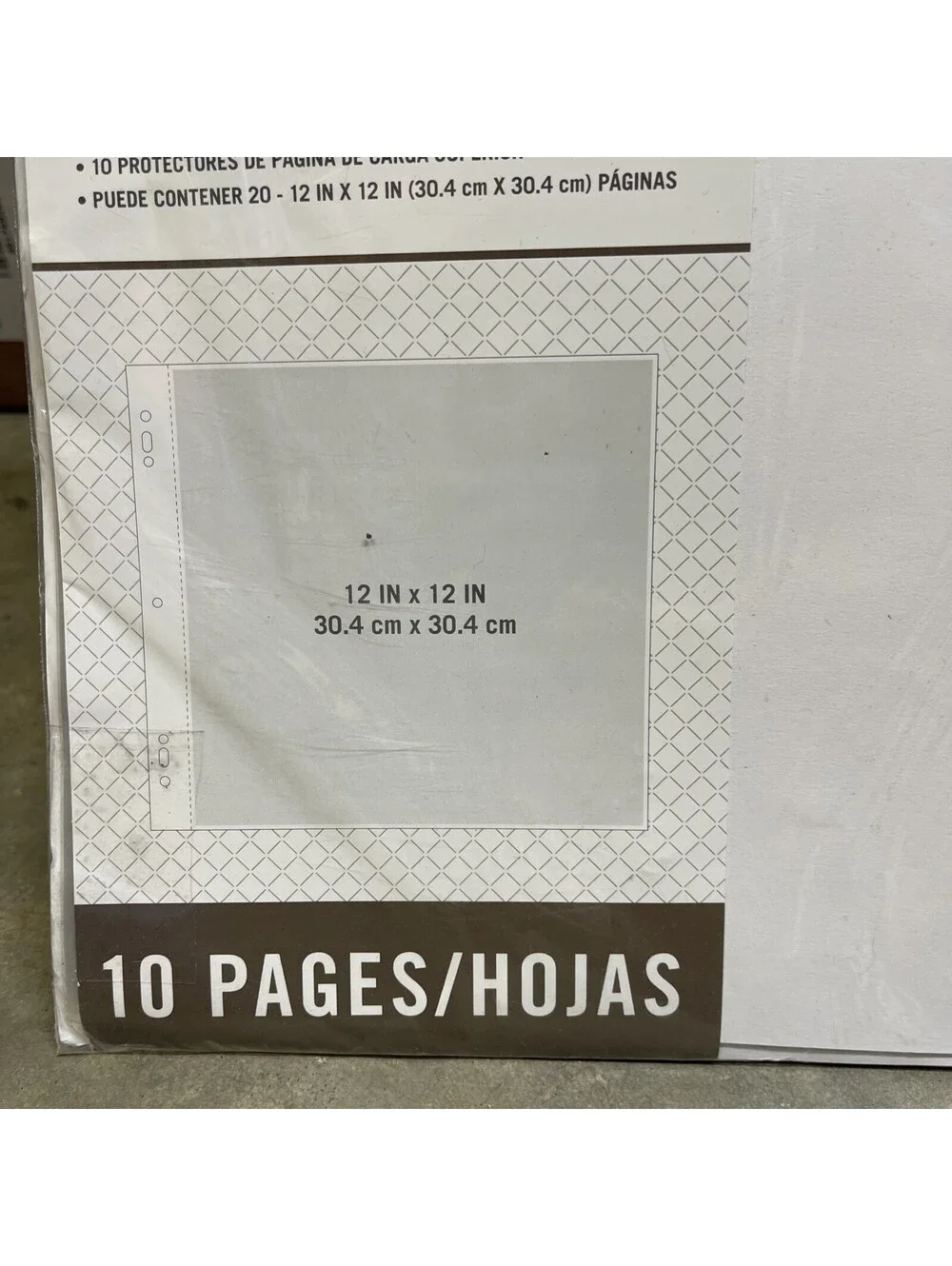 K & Company 12 X 12 Page Protector Refill 10 Pages