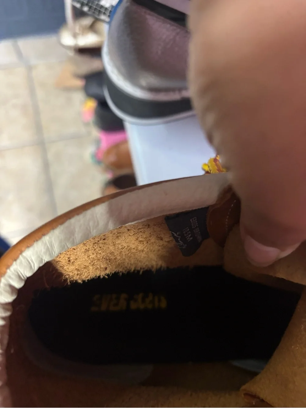 EVERBOOTS tan leather