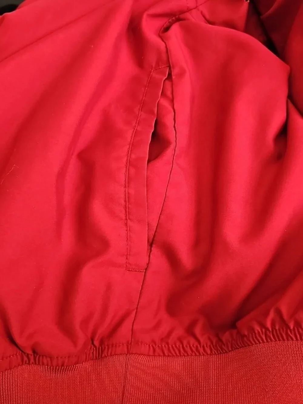 Ahead PGA Golf Club Jacket Men's Size Large Red Lined Pullover Windbreaker Shirt