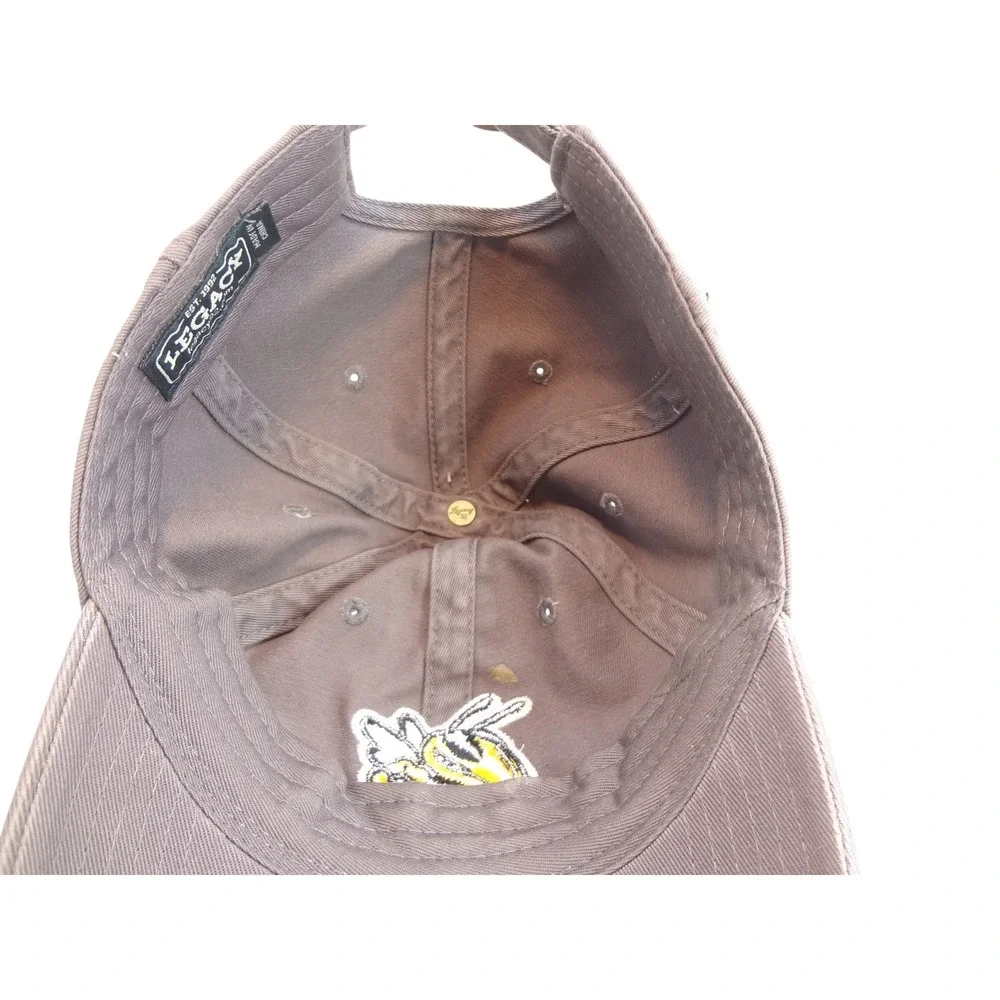 Legacy Georgia Tech Yellow Jackets‎ Hat Mens OSFM Grey Excellent Buzz Mascot Cap
