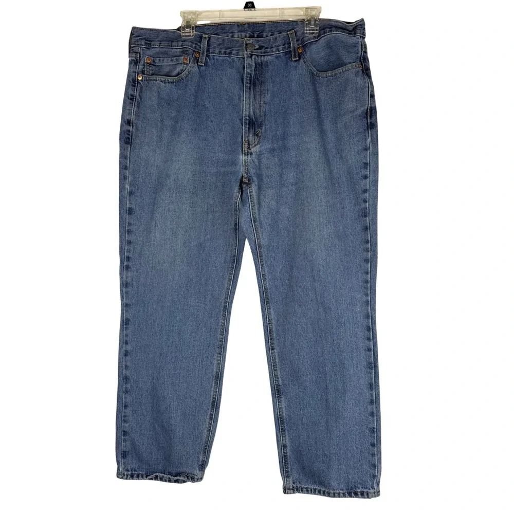 Levis 541 Athletic Taper‎ Mens Blue Medium Wash Denim Jeans 40x30 18181-0334