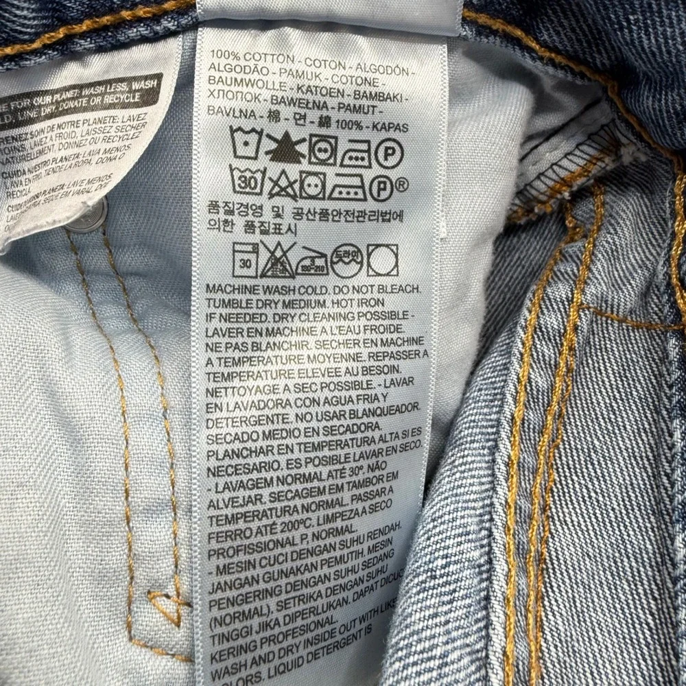 Levis 541 Athletic Taper‎ Mens Blue Medium Wash Denim Jeans 40x30 18181-0334