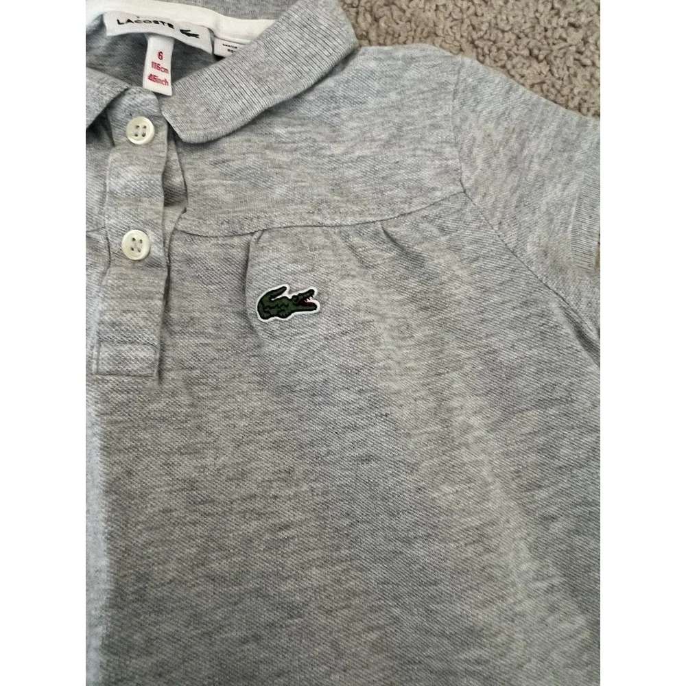 Lacoste girls gray