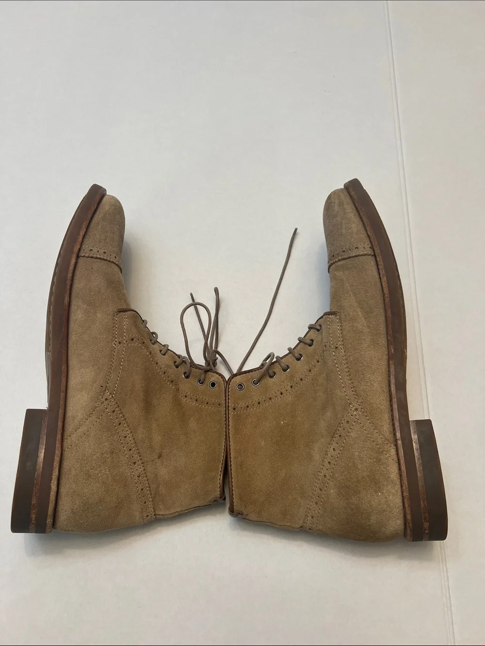 AQUATALIA MENS CARTER US 11.5 WEATHERPROOF LACE UP CAP TOE BOOTS ANKLE BOOTS