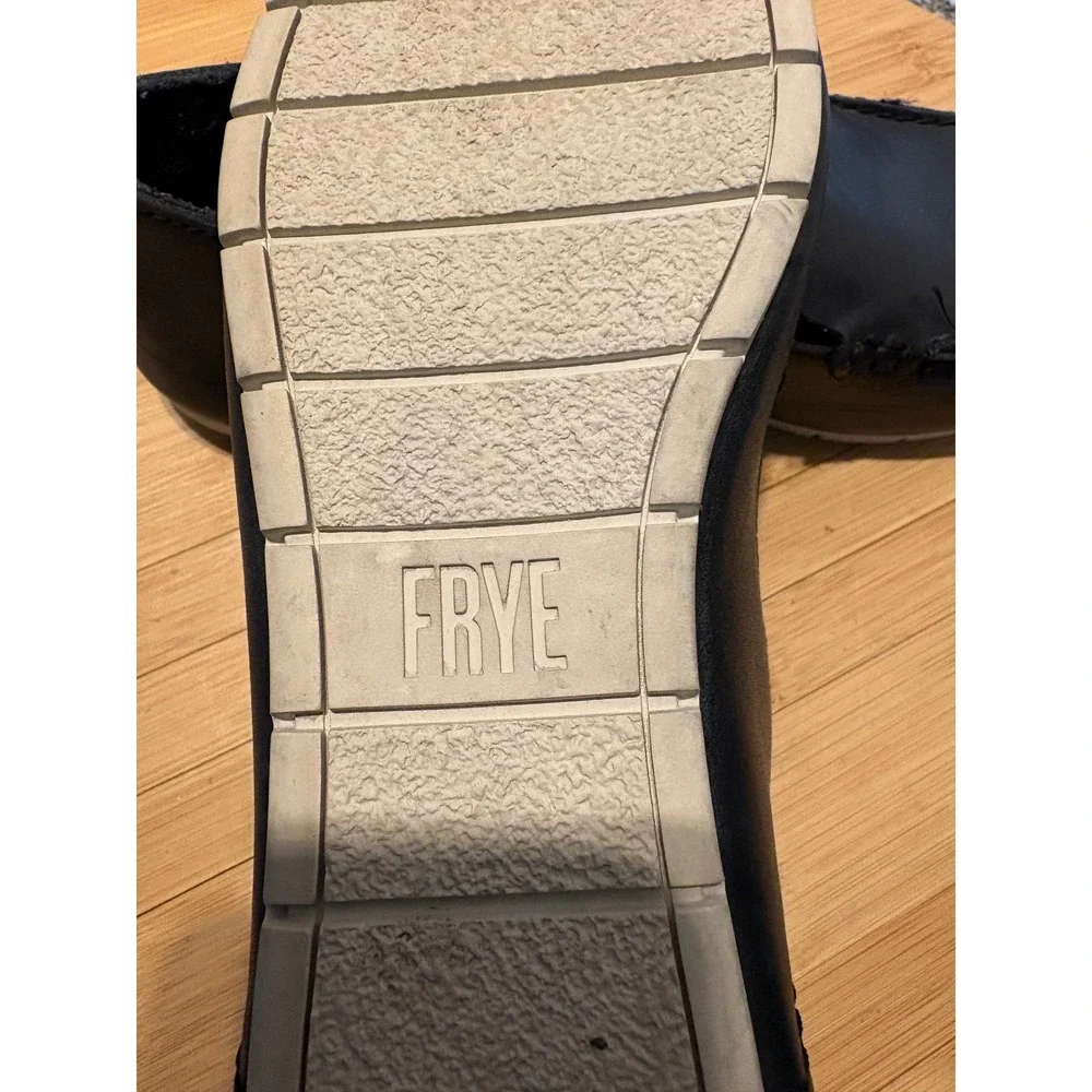 Frye black leather