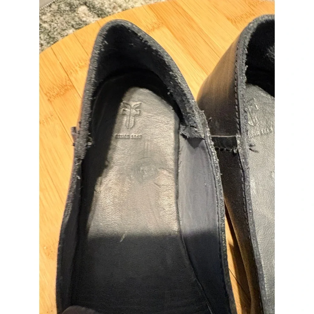 Frye black leather