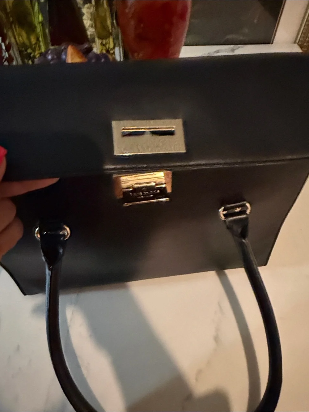 kate spade structured black